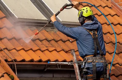 Démoussage et hydrofuge de toiture à Ganac
